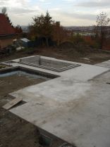Spodní stavba rodinného domu ve Strašnicích